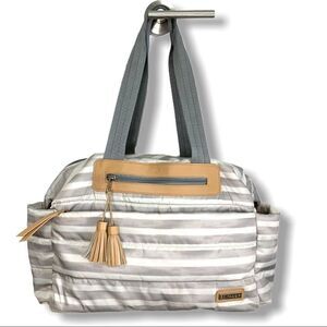 Skip * Hop Diaper Baby Striped Duffle Bag